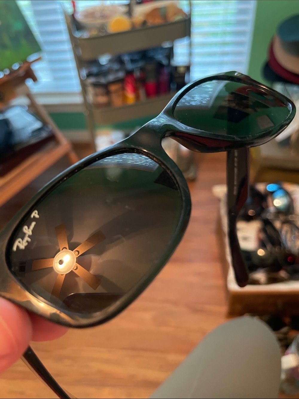 Ray-Ban Black Polarized Wayfarer-Style Men's Sunglasses - Picture 11 of 11